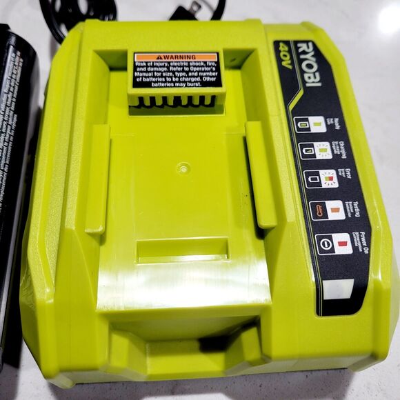 Ryobi 40-Volt 4 Ah High Capacity Lithium-Ion Battery & Charger EUC - Picture 11 of 16